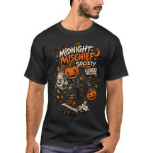 Midnight Mischief Society Halloween Punk Pumpa T