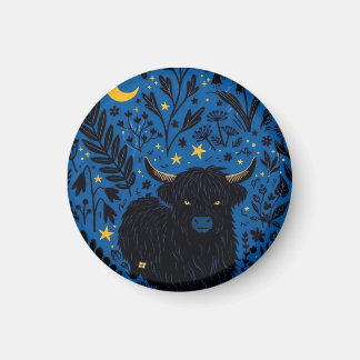 Midnight Moo Nyckelring Magnet