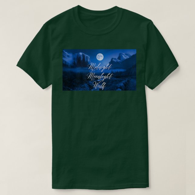 Midnight Moonlight Walk114 T Shirt (Design framsida)