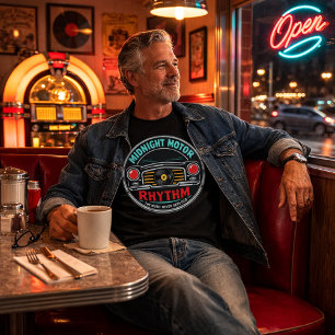 Midnight Motor Rhythm – Chrome Revival T Shirt