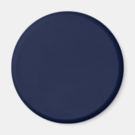 Midnight Navy Blå Enfärgad Magnet