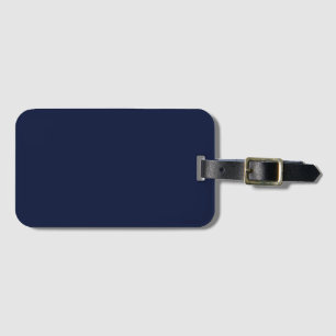 Midnight Navy Blue Solid Färg Bagagebricka
