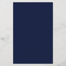 Midnight Navy Blue Solid Färg Flygblad
