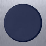 Midnight Navy Blue Solid Färg Magnet<br><div class="desc">Midnight Navy Blue Solid Färg</div>