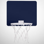 Midnight Navy Blue Solid Färg Mini-Basketkorg<br><div class="desc">Upptäck hur elegant Midnight Navy Blue är, en fångande marinblått som framkallar ett serenmystiskt mysterium från midnight himmel och havets djupa djup. Denna sofistikerade nyans ger en aning enigma och lugn, Perfekt för att lägga till ett subtivt men otrevligt påstående, detta färg integreras sömlöst i både modern och klassisk estetik....</div>