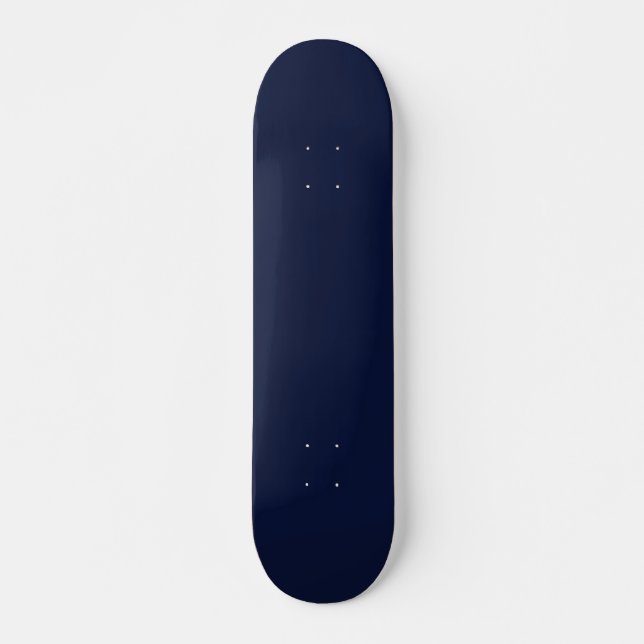 Midnight Navy Blue Solid Färg Mini Skateboard Bräda 18,5 Cm (Framsida)
