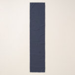 Midnight Navy Blue Solid Färg Sjal<br><div class="desc">Midnattsflottan Blue Solid Färg Modern Färg.</div>