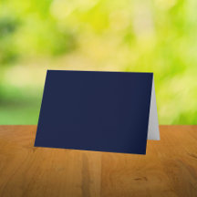 Midnight Navy Blue Solid Färg