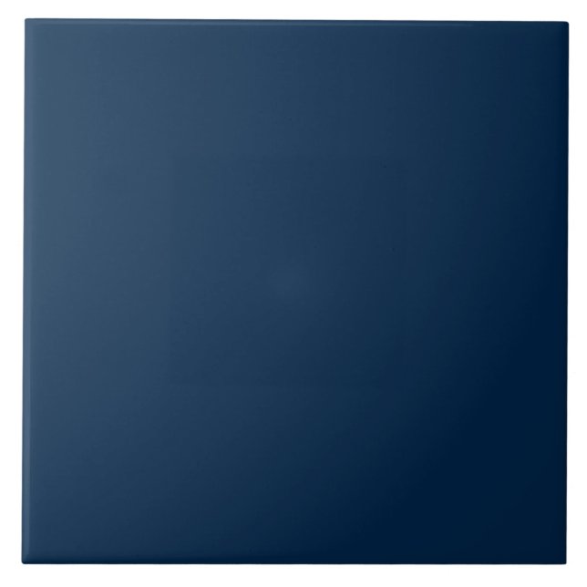 Midnight Navy, Deep Ocean Blue | #002448 Kakelplatta (Framsidan)