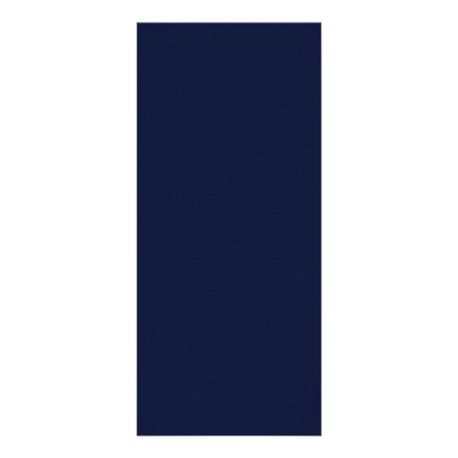 Midnight Navyblå Enfärgad Reklamkort (Framsidan)