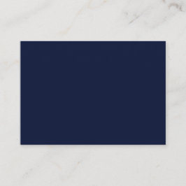 Midnight Navyblå Enfärgad Tilläggskort
