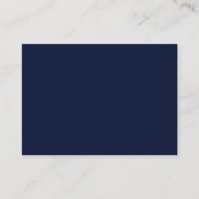 Midnight Navyblå Enfärgad Tilläggskort (Framsida)