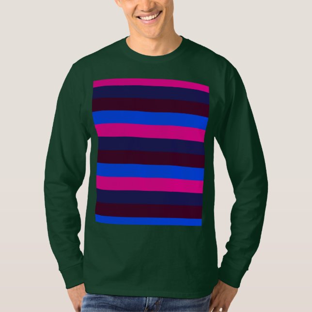Midnight neonränder t shirt (Framsida)