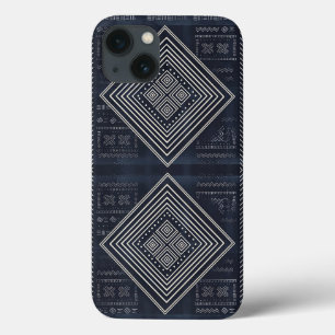 Midnight Nomad Diamond - Indigo Mudcloth Konst