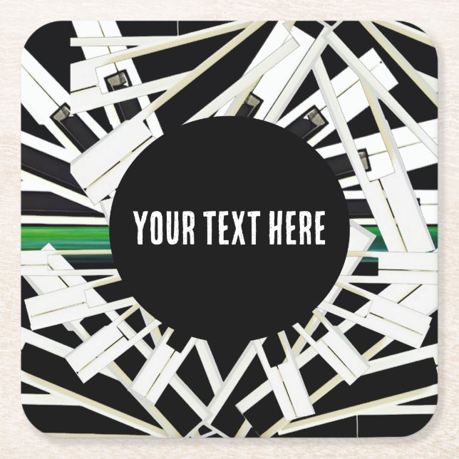 MIDNIGHT NYCKLAR UNDERLÄGG PAPPER KVADRAT (Framsidan)