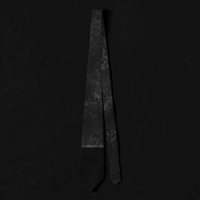 Midnight Onyx Romantik | Svart satiny Grunge Damas Slips (Skapare uppladdad)
