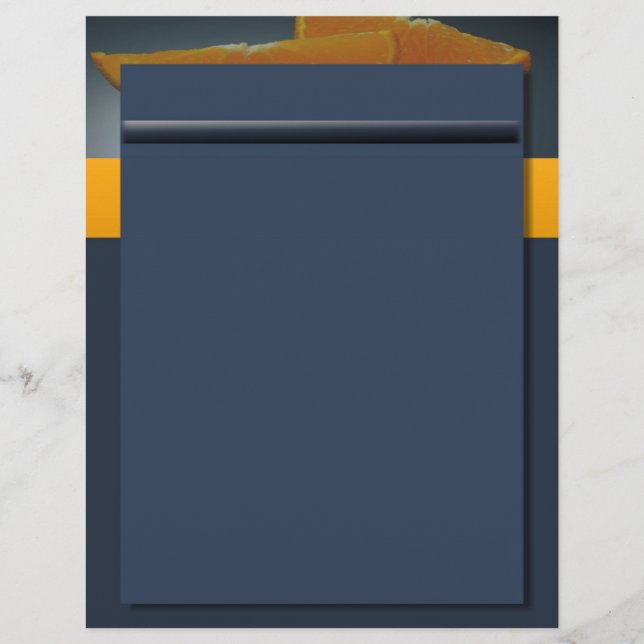 Midnight Orange Letterhead (Framsida)