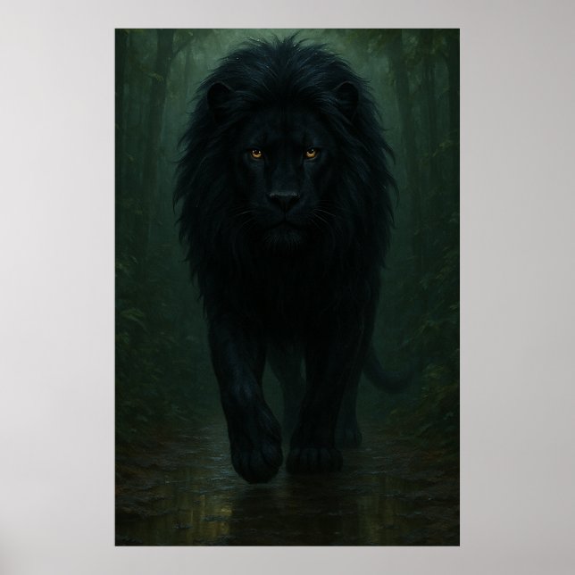 Midnight Panther King Poster (Framsidan)
