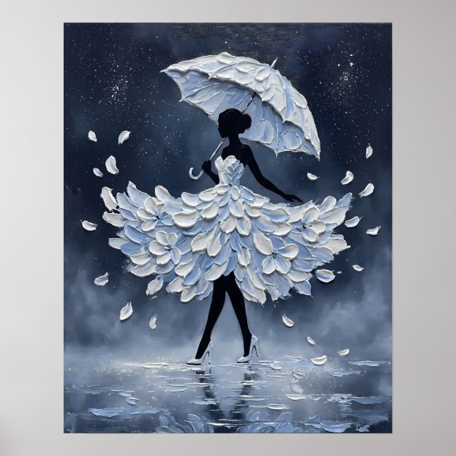 Midnight Petal Walz Poster (Framsidan)