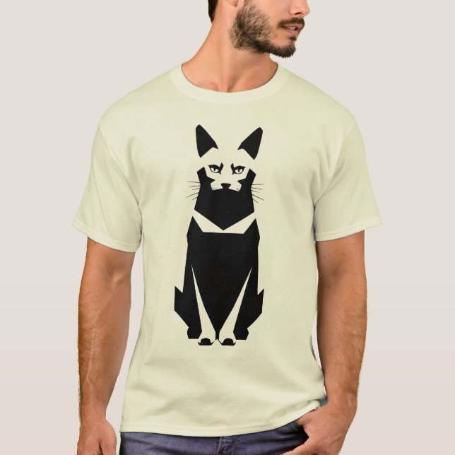 Midnight Prism Cat T Shirt (Framsida)