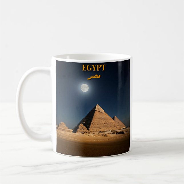 Midnight Pyramids Mug Kaffemugg (Vänster)