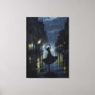 Midnight Rain Dance Canvastryck