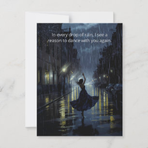 Midnight Rain Dance Vykort