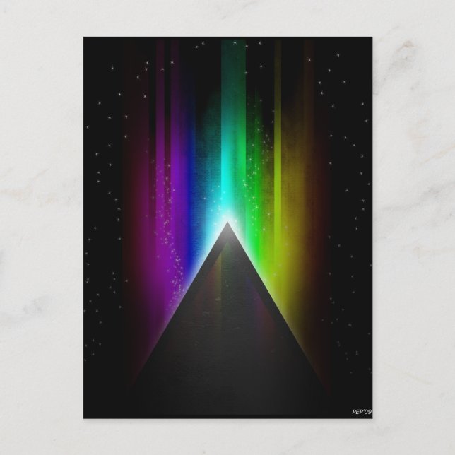 Midnight Rain Vykort (Framsida)