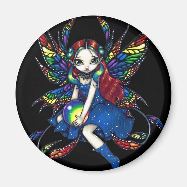 "Midnight Rainbow" Magnet (Framsidan)