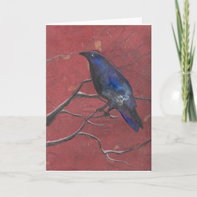 Midnight Raven Helgkort (Framsida)