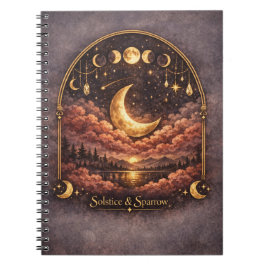 Midnight Reverie Celestial Notebook Anteckningsbok