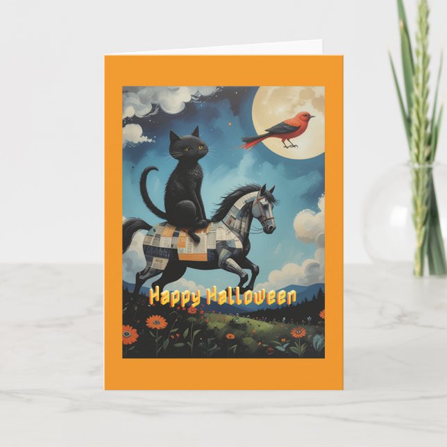 Midnight Ride: Black Cat & Wingless Wonder Kort (Framsida)