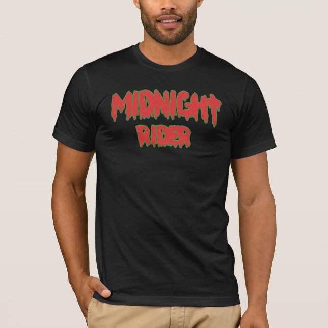 Midnight Rider T Shirt (Framsida)