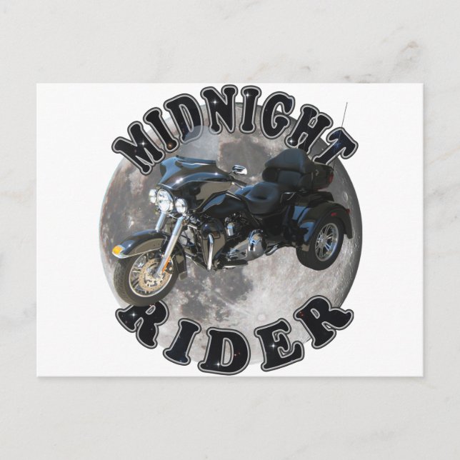Midnight Rider Vykort (Framsida)
