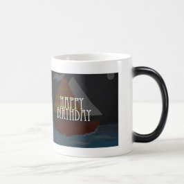 Midnight Sail - Födelsedags Morphing Mug Magisk Mugg