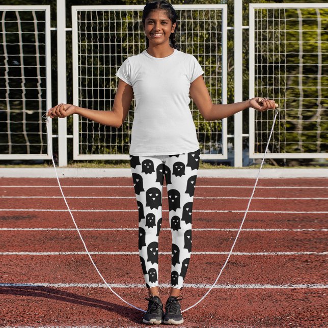 Midnight Scary Ghost Leggings (Skapare uppladdad)