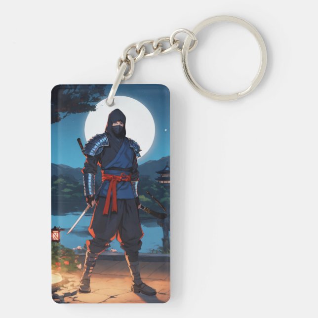 Midnight Shinobi: Månljus Ninja Siluett Premi (Baksidan)