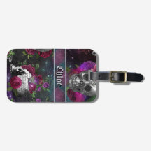 Midnight Silver Gothic Witch Skull och Ro Lugga