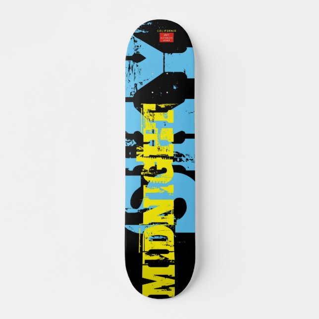 MIDNIGHT SKY Skateboard, 7¾" Bräda Mini Skateboard Bräda 18,5 Cm (Framsida)