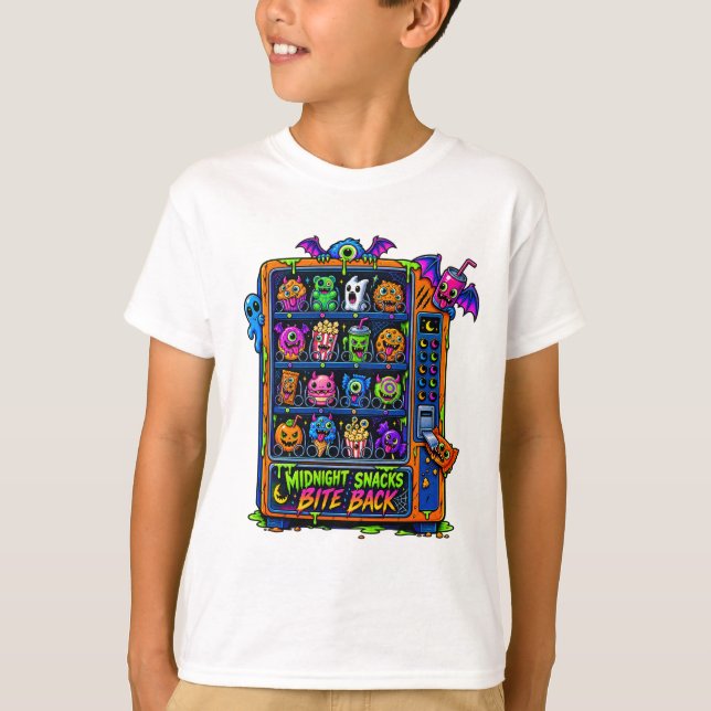 Midnight Snacks biter tillbaka monster T Shirt (Framsida)