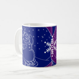Midnight Snögubbe Kaffemugg