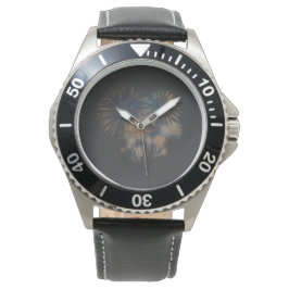 Midnight Spark: 2026 Fireworks Men’s Watch Armbandsur