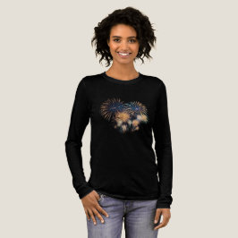 Midnight Spark: Fireworks 2026 Långärmad T-shirt