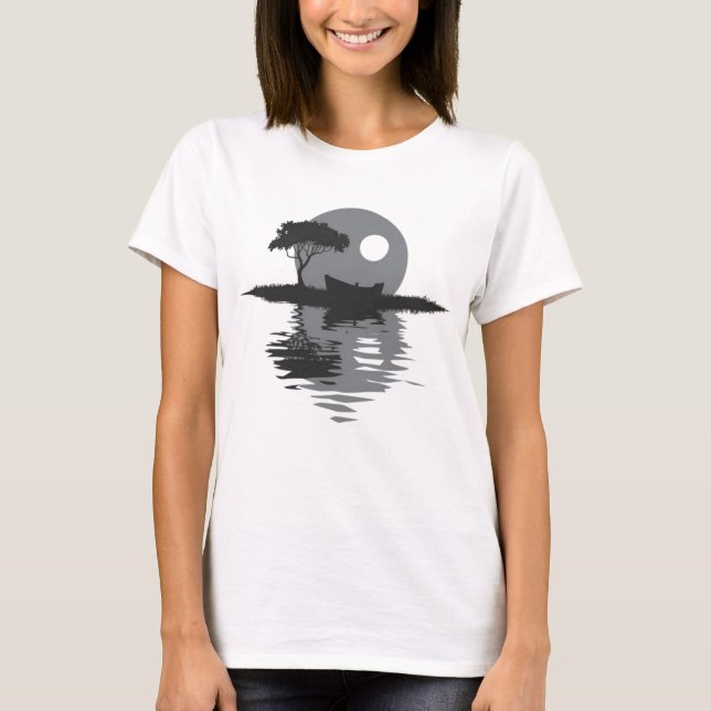 Midnight Spegel T Shirt (Framsida)