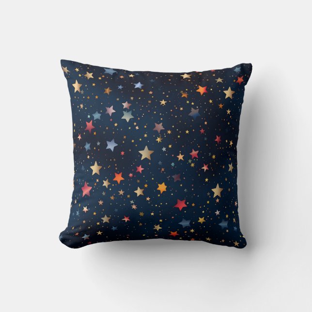 Midnight Starry Himmel Dekorativ kudde (Framsida)