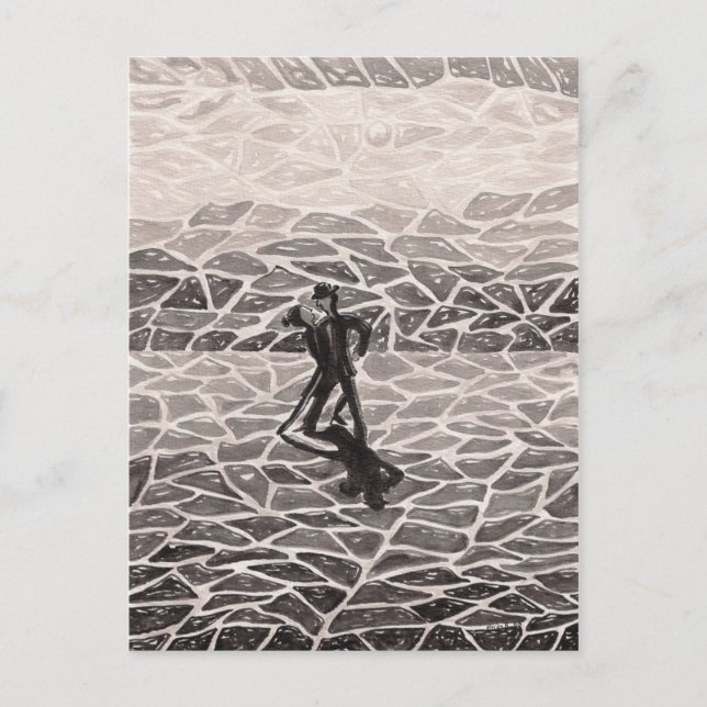 Midnight Tango-vykort Vykort (Framsida)