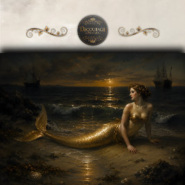 Midnight Tide Siren Dekoupage