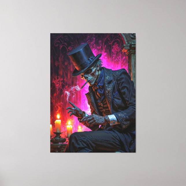 Midnight Toast med Baron Samedi Canvastryck (Framsida)