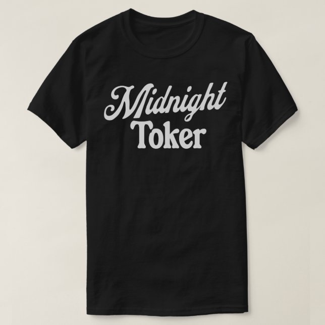 Midnight Toker T Shirt (Design framsida)