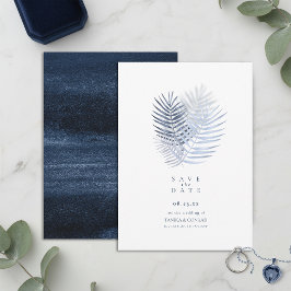 Midnight Tropical Palms Moody Blue ID1322 Spara Datumet